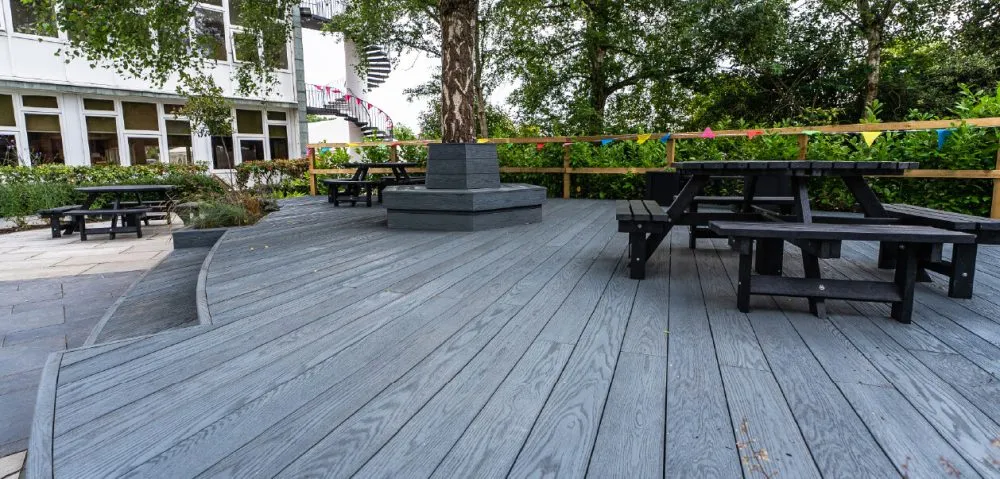 Redux decking in dusk - Composite Prime